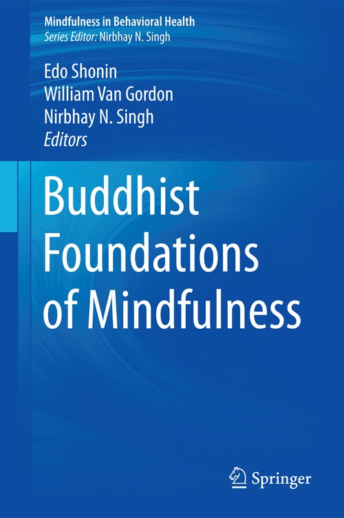 Buddhist Foundations of Mindfulness by Edo Shonin ISBN 9783319498669