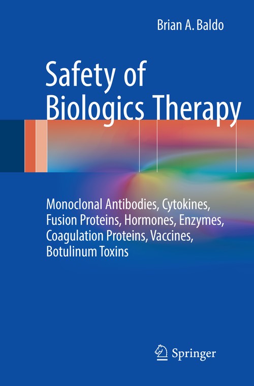 Safety of Biologics Therapy by Brian A Baldo ISBN 9783319808192