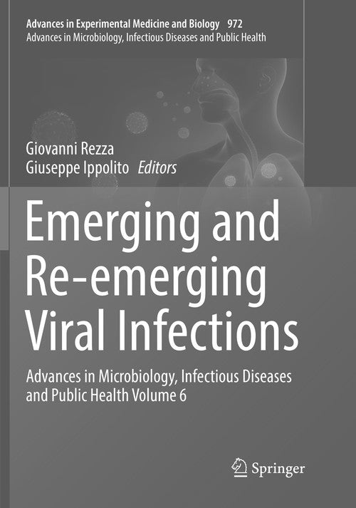 Emerging and Re-emerging Viral Infections by Giovanni Rezza ISBN 9783319849133