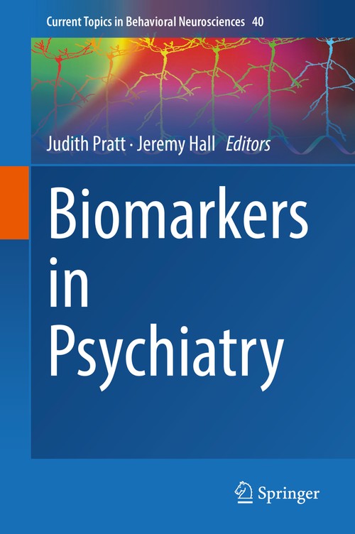 Biomarkers in Psychiatry by Judith Pratt ISBN 9783319996417