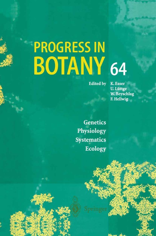 Progress in Botany by Karl Esser ISBN 9783540436201