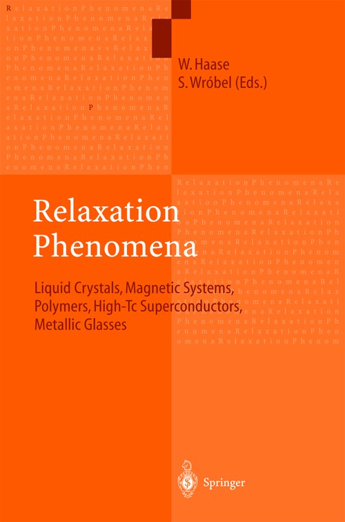 Relaxation Phenomena by Wolfgang Haase | ISBN-13 9783540442691