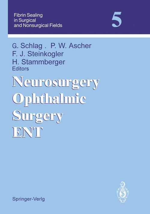 Neurosurgery Ophthalmic Surgery ENT by Peter Ascher | ISBN-13 9783540580140