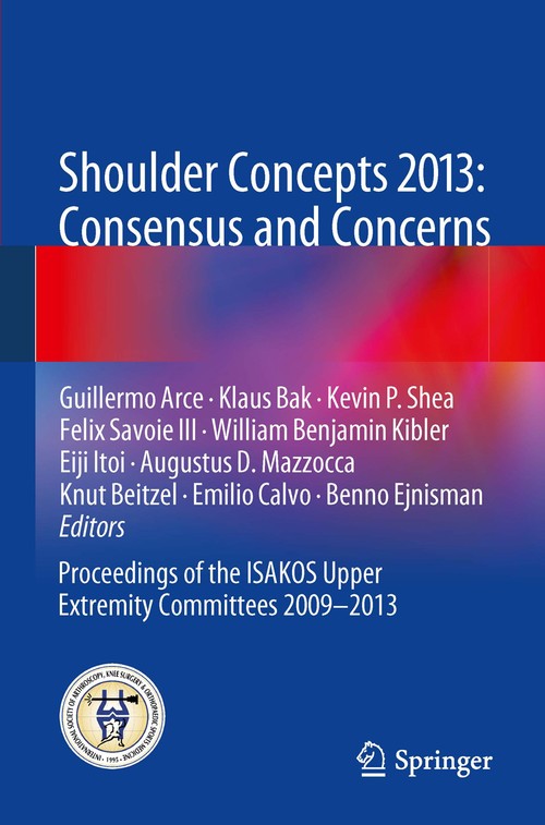Shoulder Concepts 2013: Consensus and Concerns by Guillermo Arce | ISBN-13 9783642380969