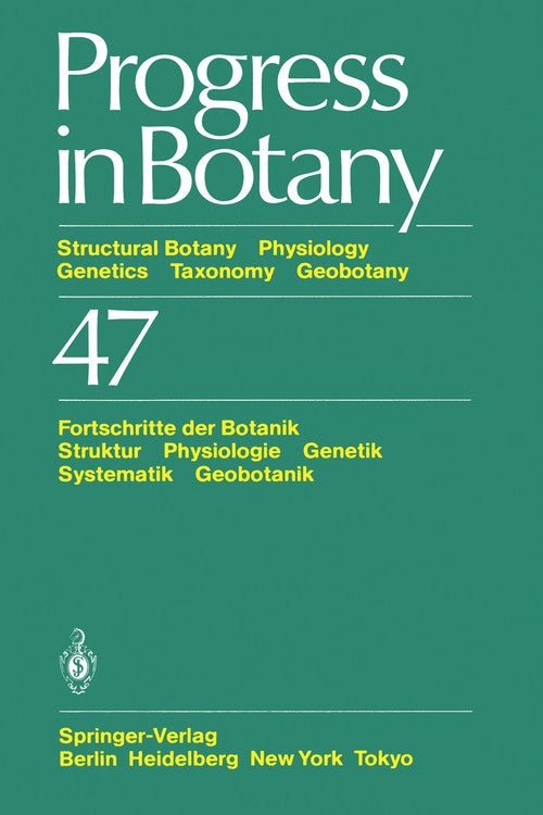 Progress in Botany by H-Dietmar Behnke ISBN 9783642456091