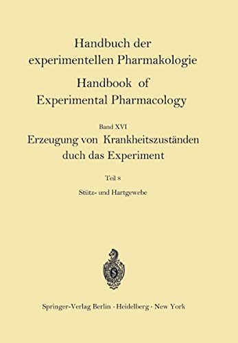 Erzeugung von Krankheitszuständen durch das Experiment by H Cremer ISBN 9783642461880