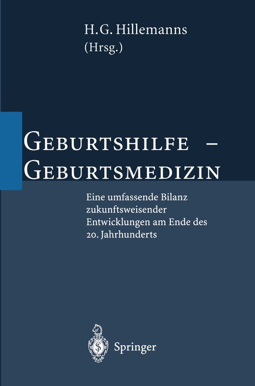 Obstetrics — Obstetrics by Hg Hillemanns ISBN 9783642480492