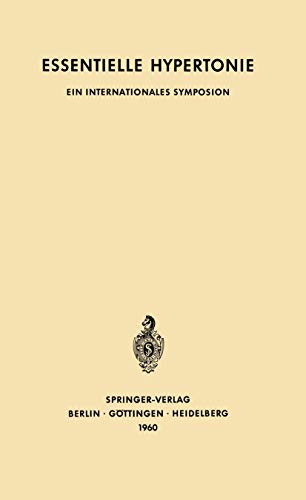Essentielle Hypertonie by F Reubi | ISBN-13 9783642492013
