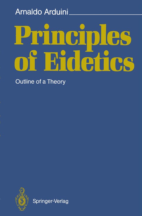 Principles of Eidetics by Arnaldo Arduini | ISBN-13 9783642493652