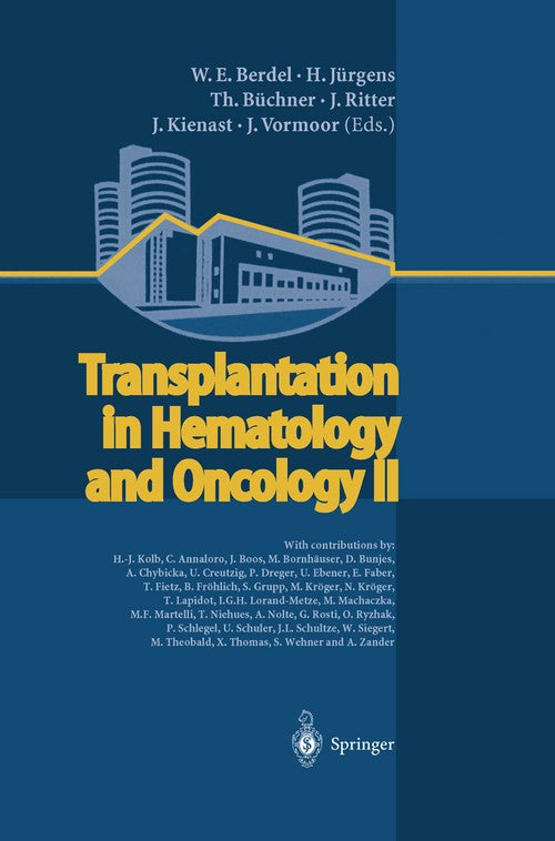 Transplantation in Hematology and Oncology II by We Berdel | ISBN-13 9783642626609