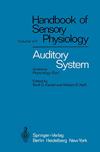 Auditory System by E G Wever ISBN 9783642658310