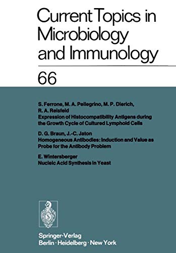 Current Topics in Microbiology and Immunology by R Rott | ISBN-13 9783642659102