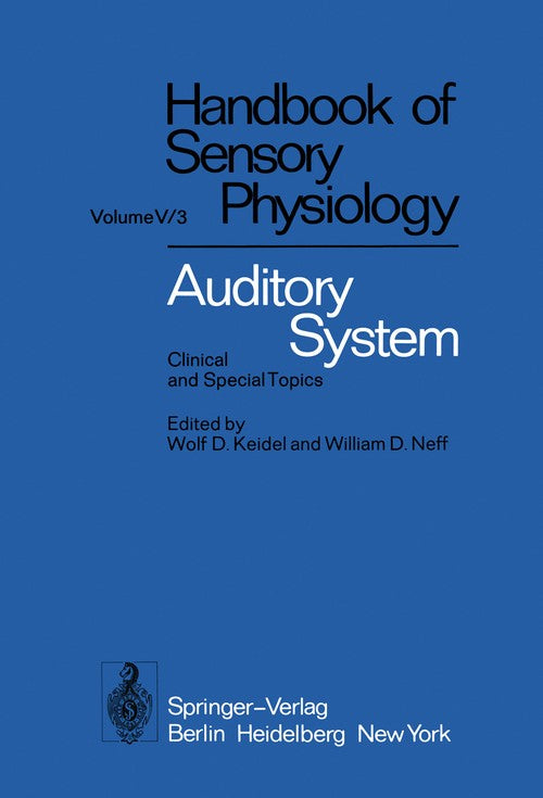 Auditory System by Sa Hillyard | ISBN-13 9783642660849