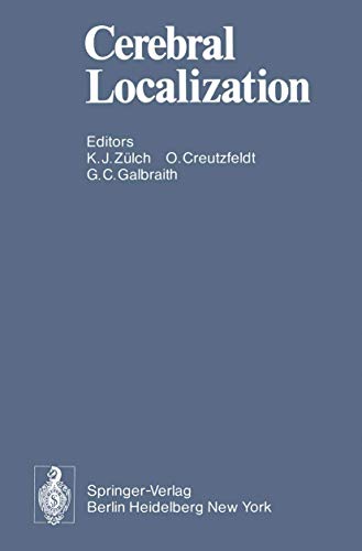Cerebral Localization by G Galbraith | ISBN-13 9783642662065
