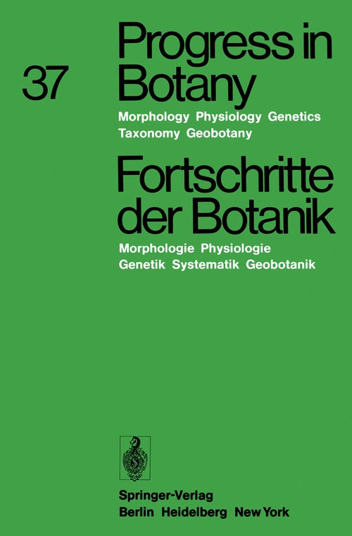Progress in Botany / Fortschritte der Botanik by Heinz Ellenberg ISBN 9783642662614