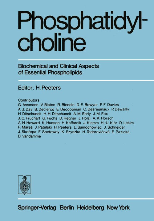 Phosphatidylcholine by H Peeters | ISBN-13 9783642664267