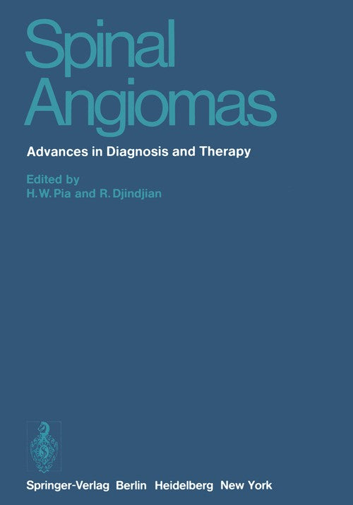 Spinal Angiomas by Hw Pia | ISBN-13 9783642667220