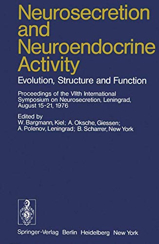 Neurosecretion and Neuroendocrine Activity by W Bargmann | ISBN-13 9783642668876
