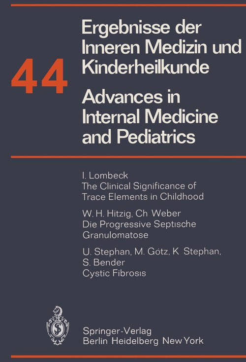 Results of Internal Medicine and Pediatrics/Advances in Internal Medicine and Pediatrics by P Frick ISBN 9783642675591