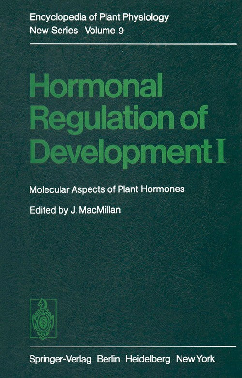 Hormonal Regulation of Development I by Jr Bearder ISBN 9783642677069
