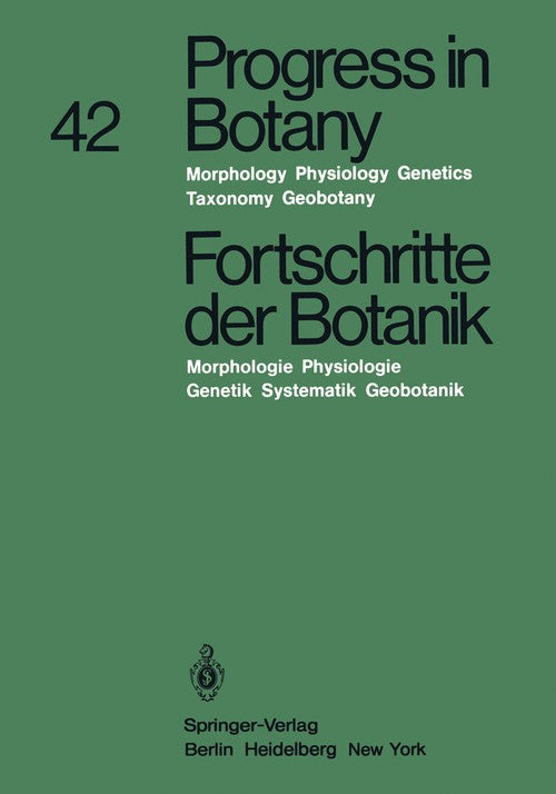 Progress in Botany / Fortschritte der Botanik by Heinz Ellenberg ISBN 9783642678752