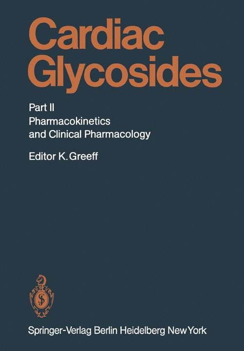 Cardiac Glycosides by Bg Woodcock | ISBN-13 9783642681684