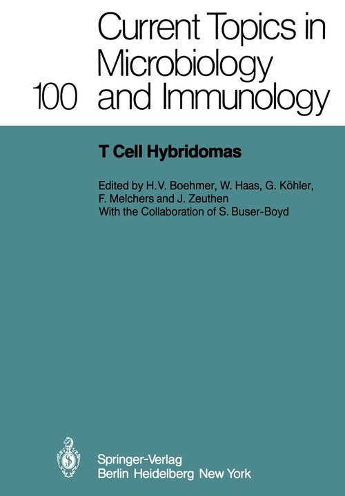 T Cell Hybridomas by S Buser-Boyd | ISBN-13 9783642685880