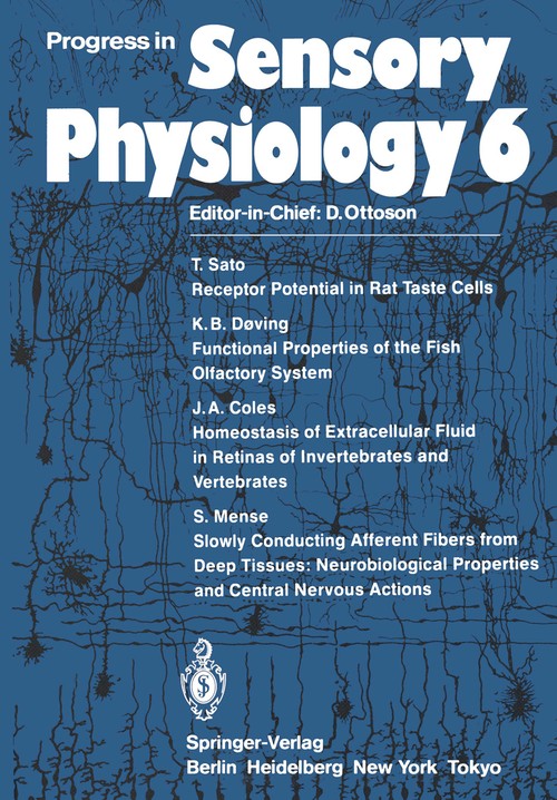 Progress in Sensory Physiology by T Sato | ISBN-13 9783642704130