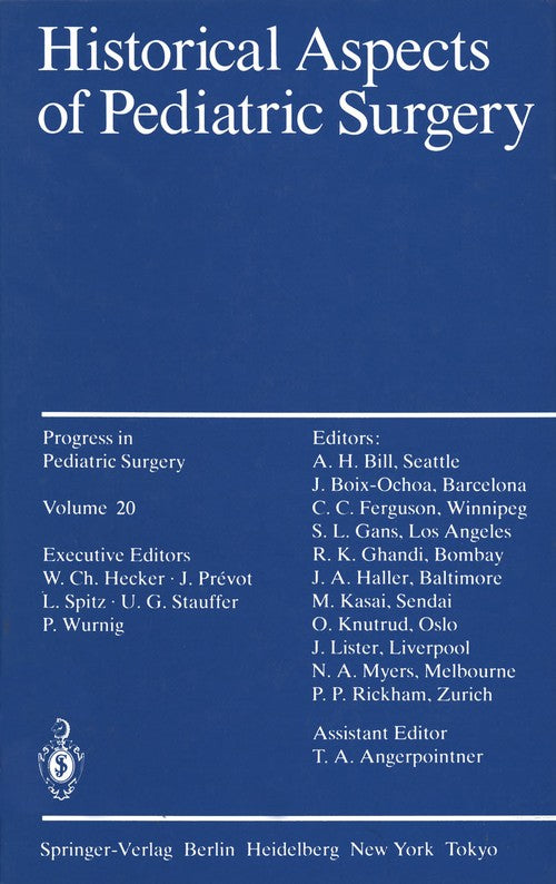 Historical Aspects of Pediatric Surgery by Eh Strach | ISBN-13 9783642708275
