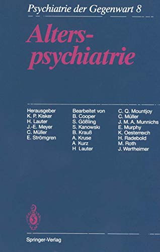 Alterspsychiatrie by A Kurz | ISBN-13 9783642718267