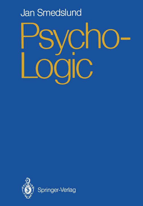 Psycho-Logic by Jan Smedslund | ISBN-13 9783642731235