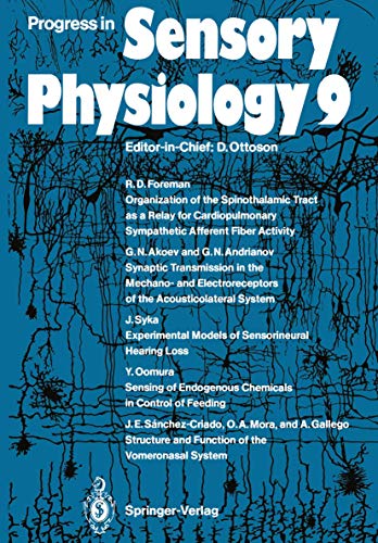Progress in Sensory Physiology 9 by Gn Akoev | ISBN-13 9783642740602