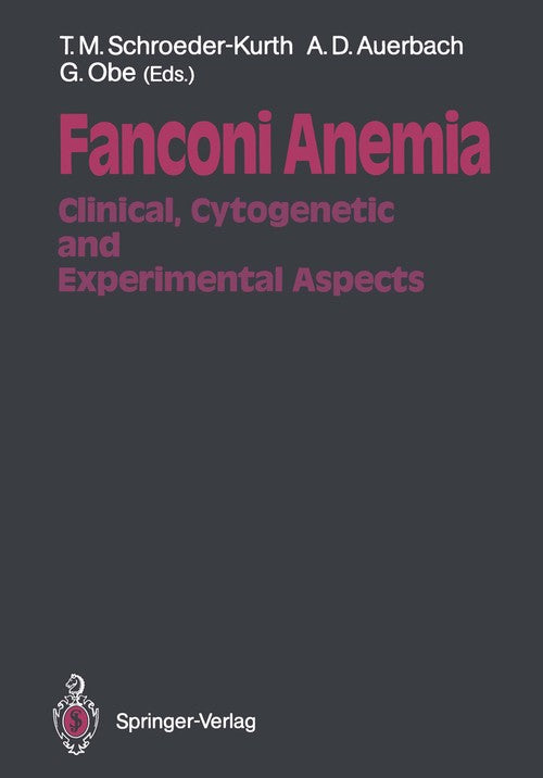 Fanconi Anemia by Traute M Schroeder-Kurth | ISBN-13 9783642741814