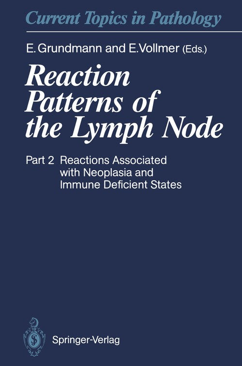 Reaction Patterns of the Lymph Node by V Krieg | ISBN-13 9783642755248