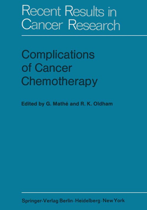 Complications of Cancer Chemotherapy by G Mathe | ISBN-13 9783642808500