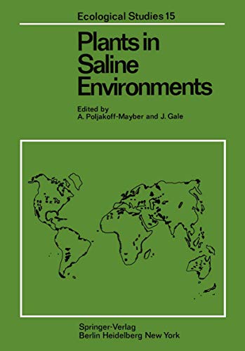 Plants in Saline Environments by I Shainberg | ISBN-13 9783642809316