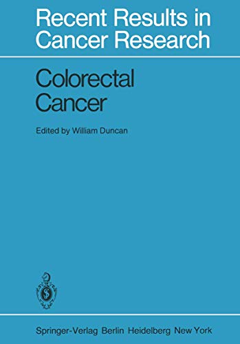 Colorectal Cancer by W Duncan | ISBN-13 9783642818042