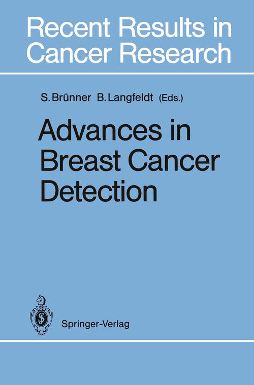 Advances in Breast Cancer Detection by Sam Brnner | ISBN-13 9783642840678