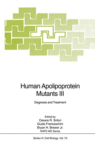 Human Apolipoprotein Mutants III by Cesare R Sirtori | ISBN-13 9783642846366