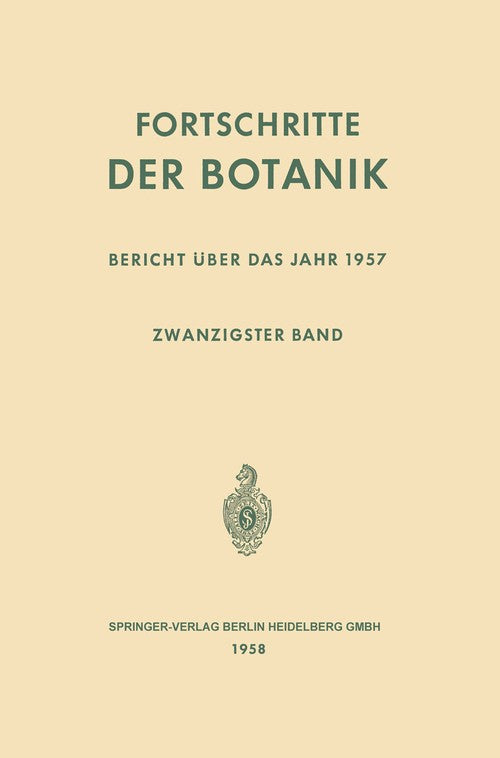Fortschritte der Botanik by Ernst Gumann | ISBN-13 9783642857447
