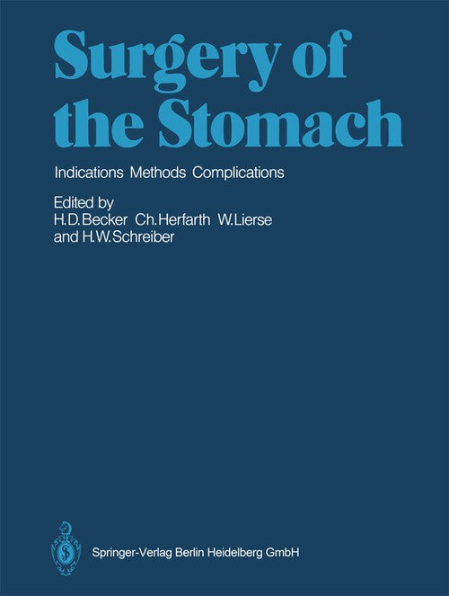 Surgery of the Stomach by T Effenberger | ISBN-13 9783642883293