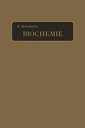 Biochemie by F Rhmann | ISBN-13 9783642903090