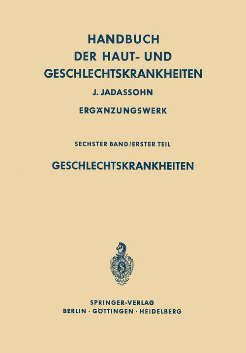 Geschlechtskrankheiten by Hans Schuermann | ISBN-13 9783642948930