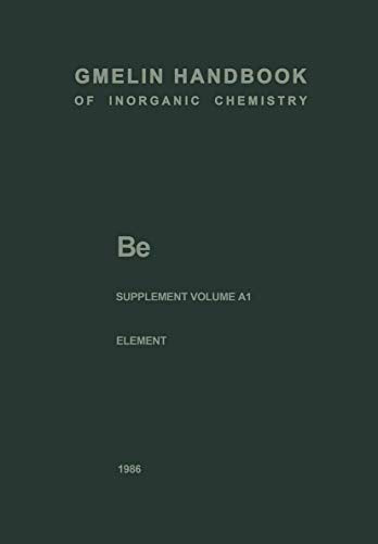 Be Beryllium by Hans K Kugler | ISBN-13 9783662103197 | 8th Edition