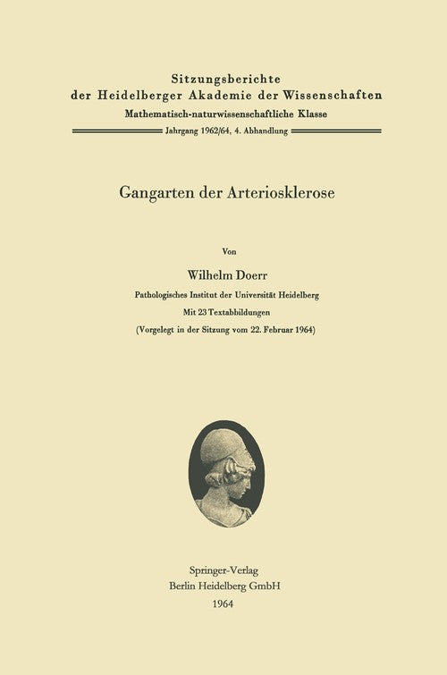Gangarten der Arteriosklerose by Wilhelm Doerr | ISBN-13 9783662118153