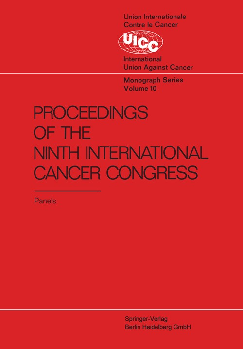 Proceedings of the 9th International Cancer Congress by Rjc Harris | ISBN-13 9783662127988