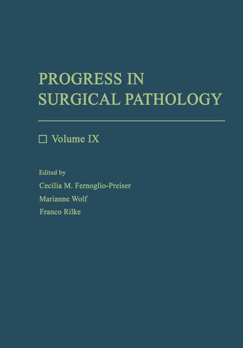 Progress in Surgical Pathology by Cecilia M Fenoglio-Preiser | ISBN-13 9783662128169