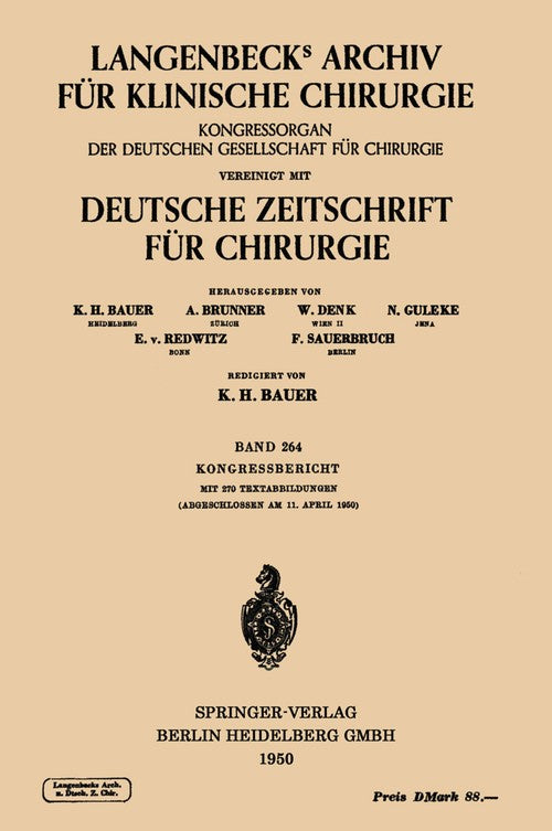 Verhandlungen der Deutschen Gesellschaft für Chirurgie by H Schaefer | ISBN-13 9783662228289