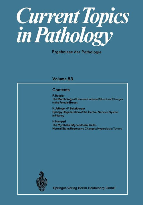 Current Topics in Pathology by S Iijima | ISBN-13 9783662305157