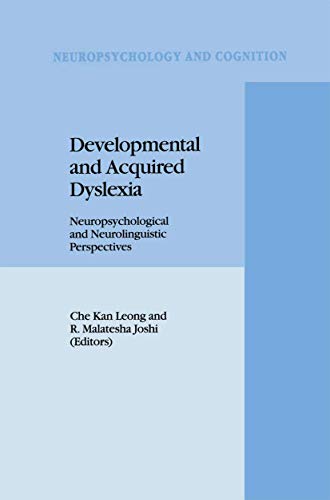 Developmental and Acquired Dyslexia by Ck Leong | ISBN-13 9789048144730